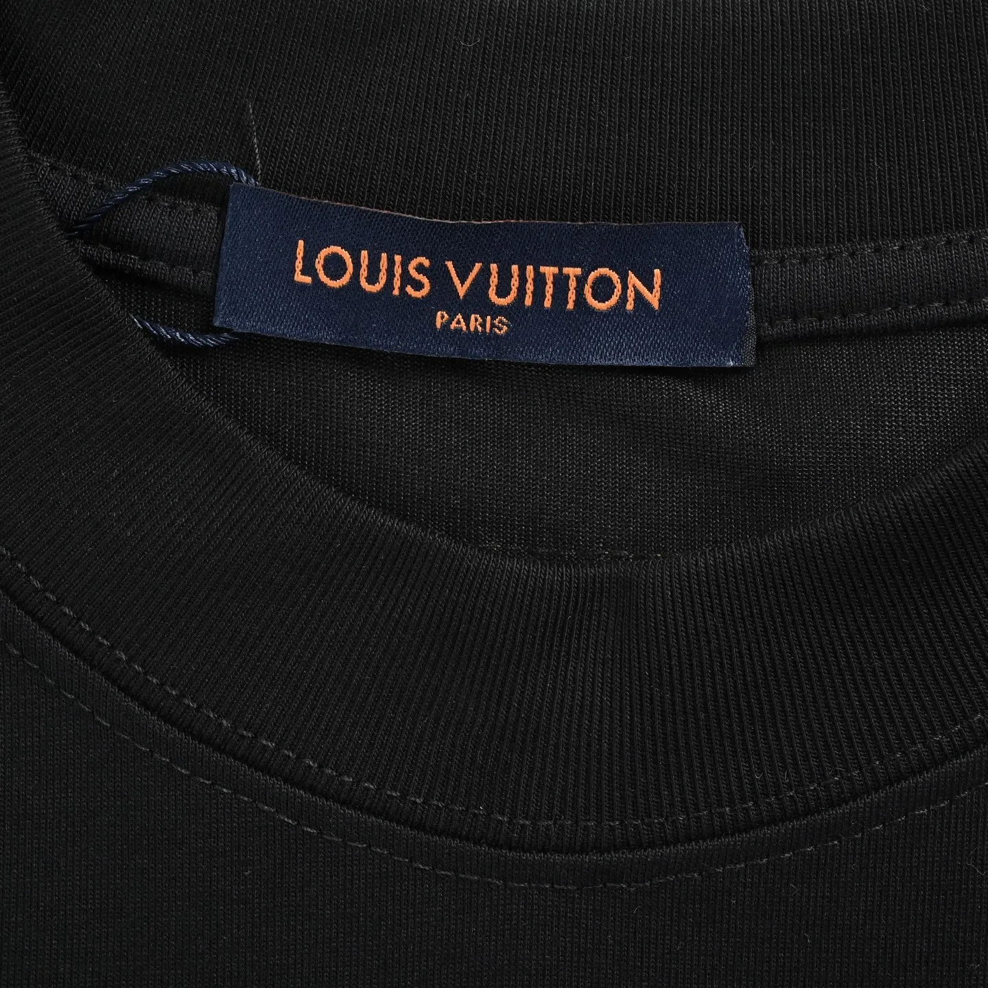 Louis Vuitton/Louis Vuitton 26ss flocked presbyopia logo printed short sleeves